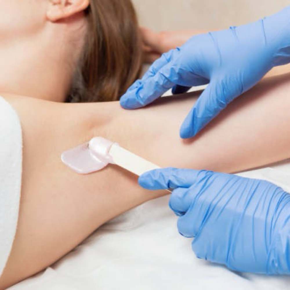 Under arm wax at Dermalove Aesthetics in Portland, OR