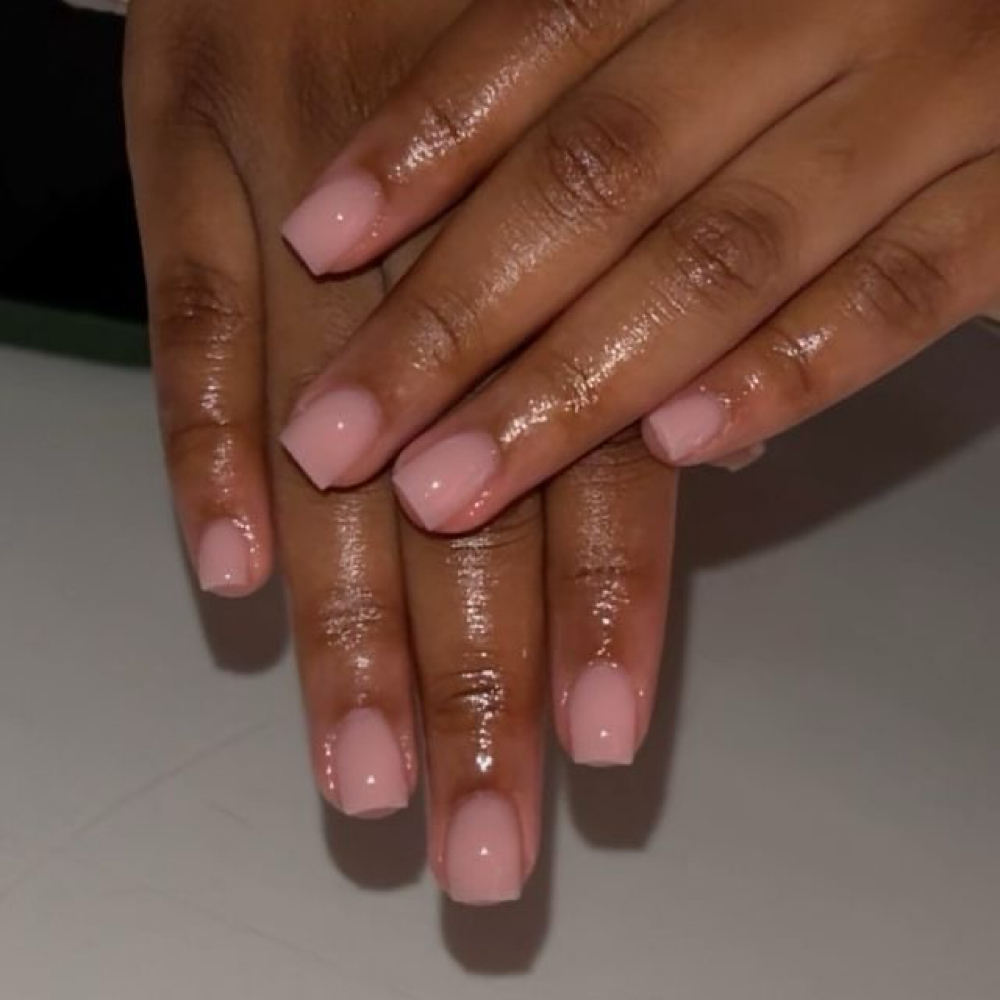 Acrylic Overlay (Natural Nails) at Hilda’s Queen Nails LlC in Marietta, GA