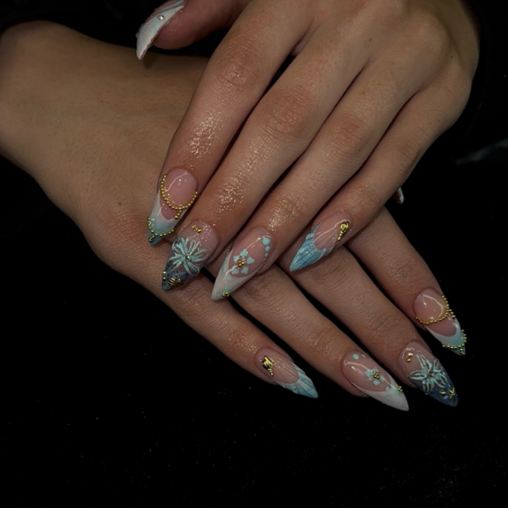Long Acrylic Fill at Waxed & Inked Beauty in Post falls, ID