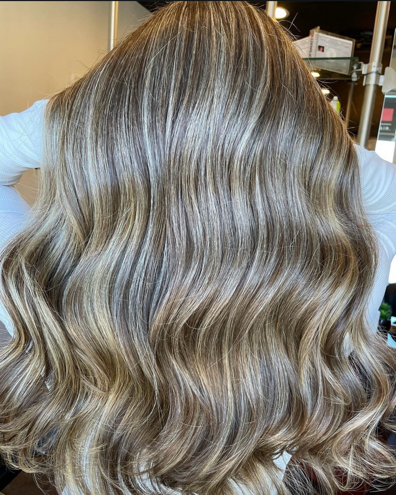 High Low Partial Foil