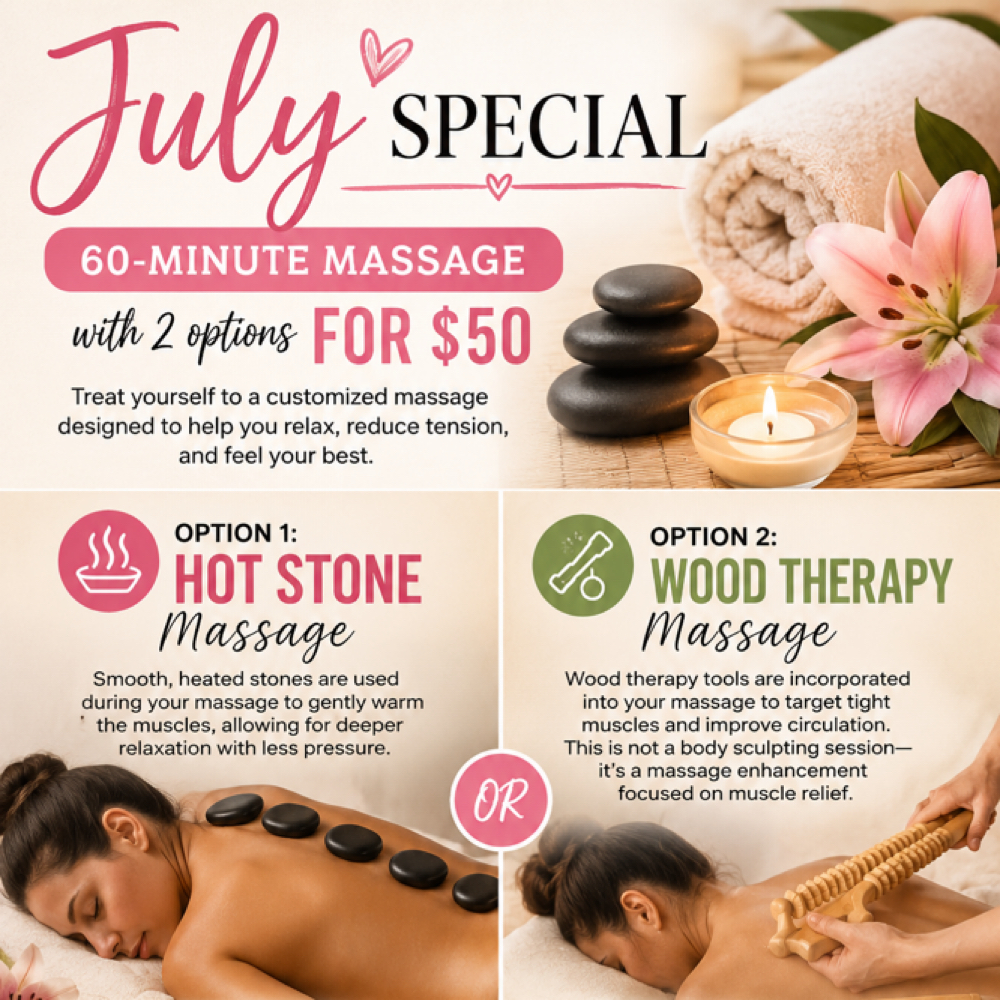 July Massage Special (60-Minute ) at Beauty Bomb Spa in Lawton, OK