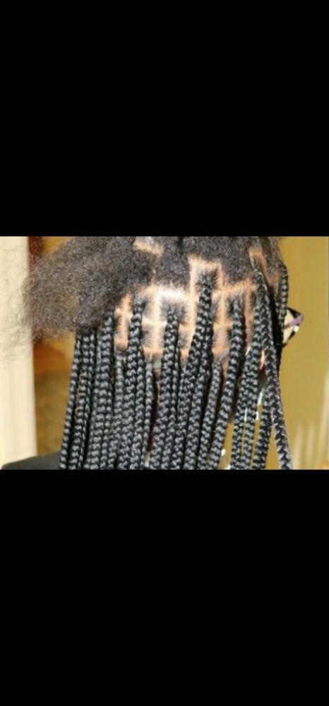 Small Knotless Braids
