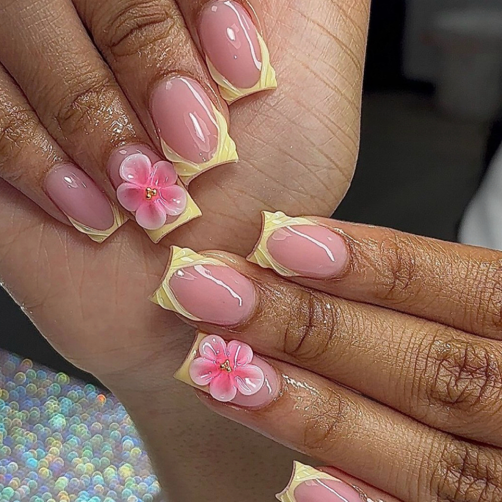 3d flowers at SavvyNailStudio in Summerville, GA