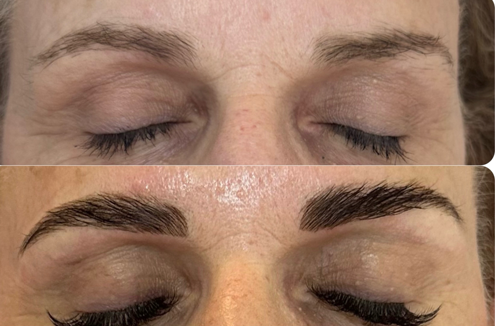 Eyebrow Lamination With Tint