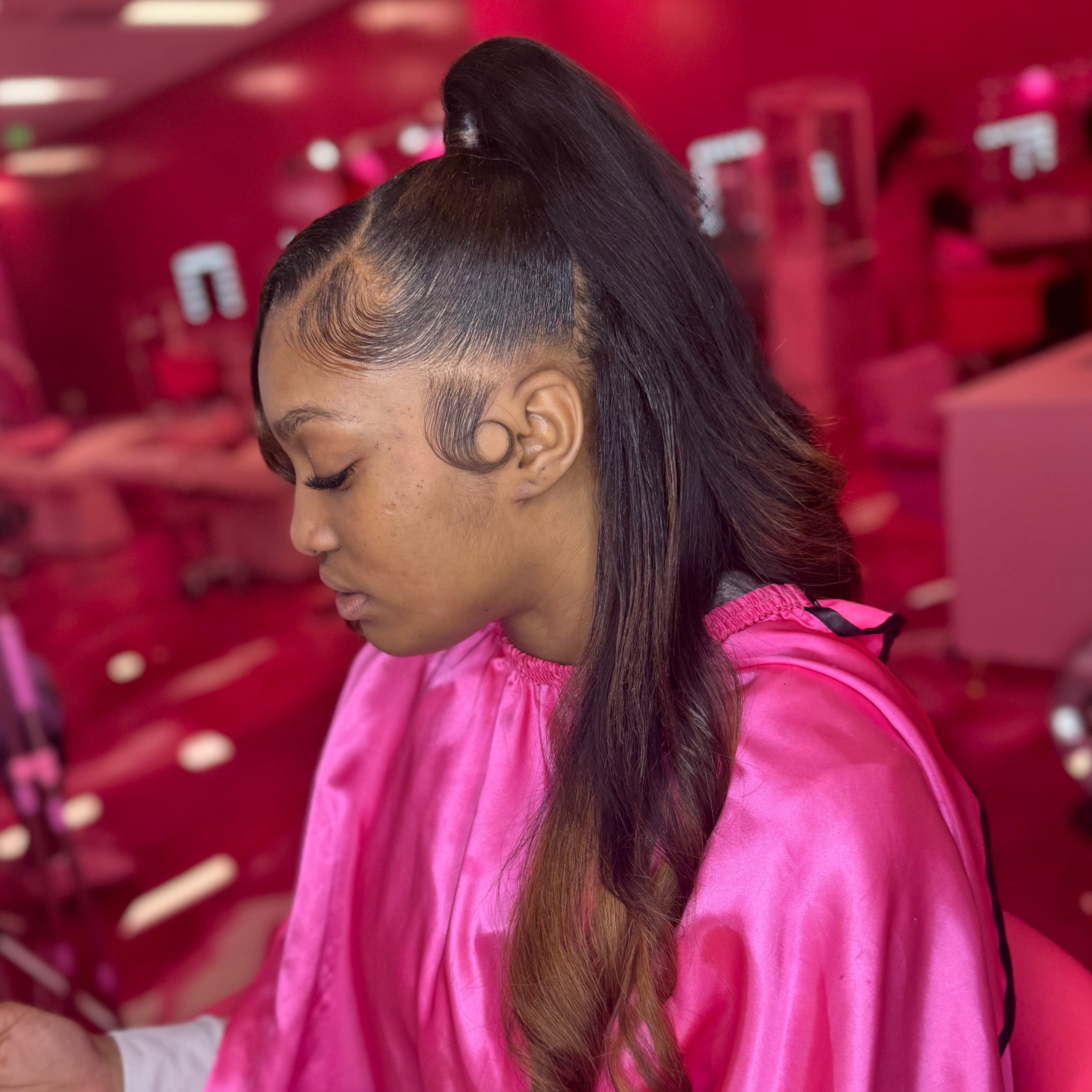 Half Up/Down at BADDIES R’ US in Sacramento, CA