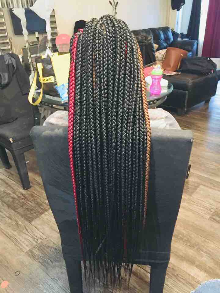 Box Braids - LARGE/Poetic