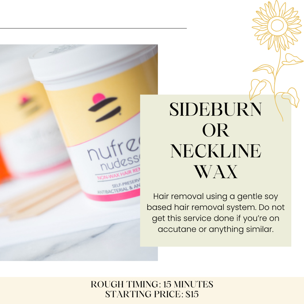 Sideburn/Neckline Wax