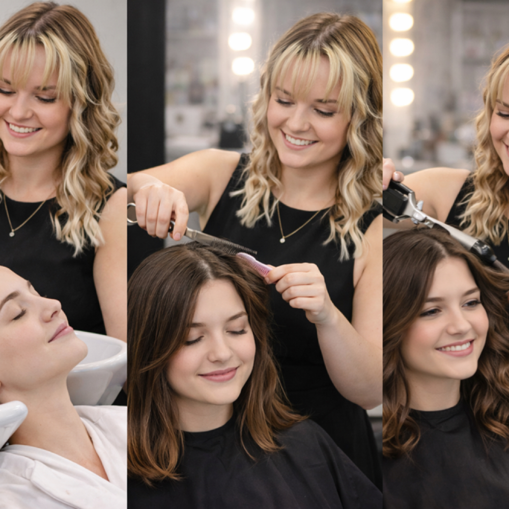 Haircut, Shampoo & Style at WAVE Hair Studio in Beaver Dam, WI