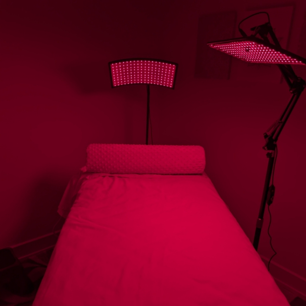 RLT (Infrared Therapy) Bed Lamp at Sublime Lotus Holistics in Seymour, IN