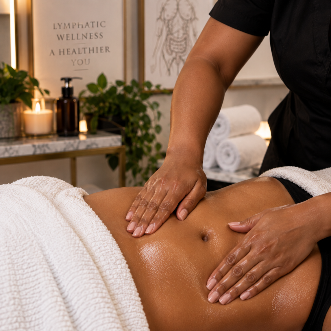 Lymphatic Massage Abdomen Only at Accentuated Body Bar By Gentle LLC in Dallas, TX