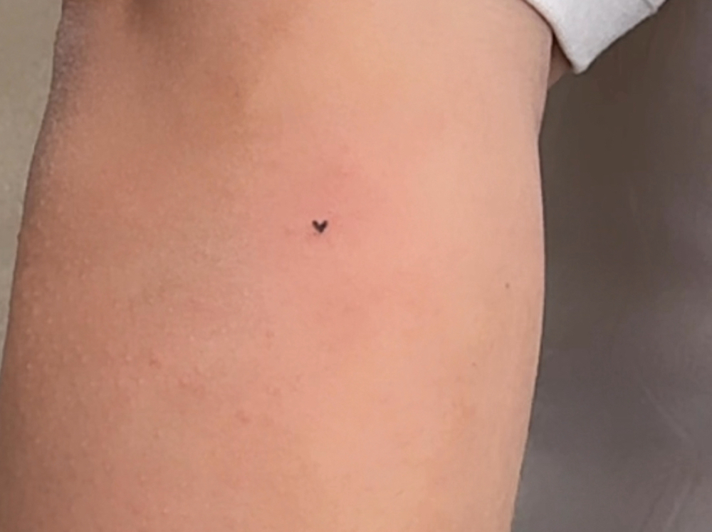 Freckle Tattoo Hearts