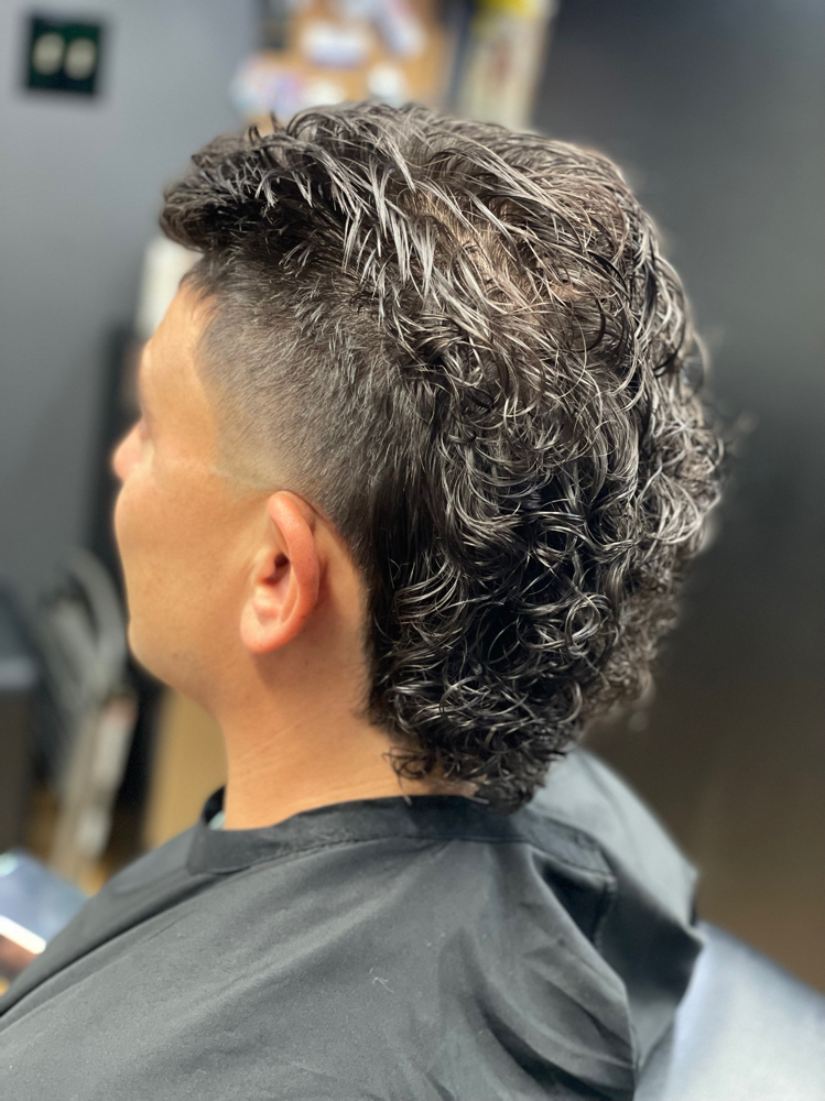 Perm at Blades N’ Fades in Littleton, CO