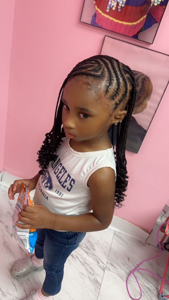 Toddler Fulani Braids