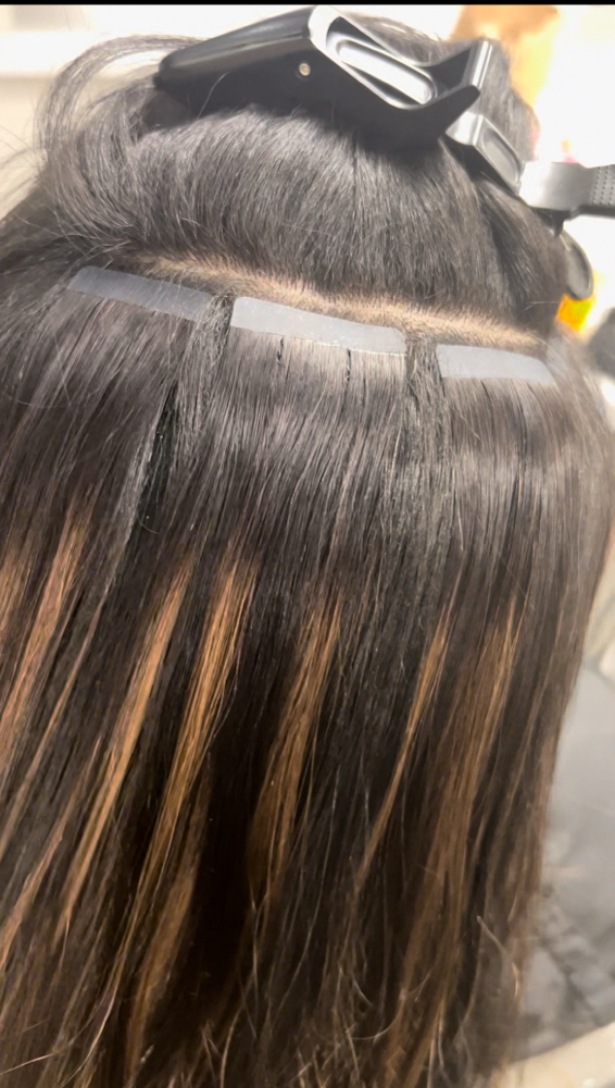 Tape in installation at Brooklyn Rose in Charlotte, NC