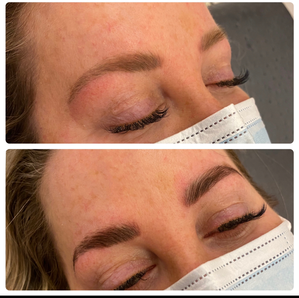 Brow Lamination and Tint