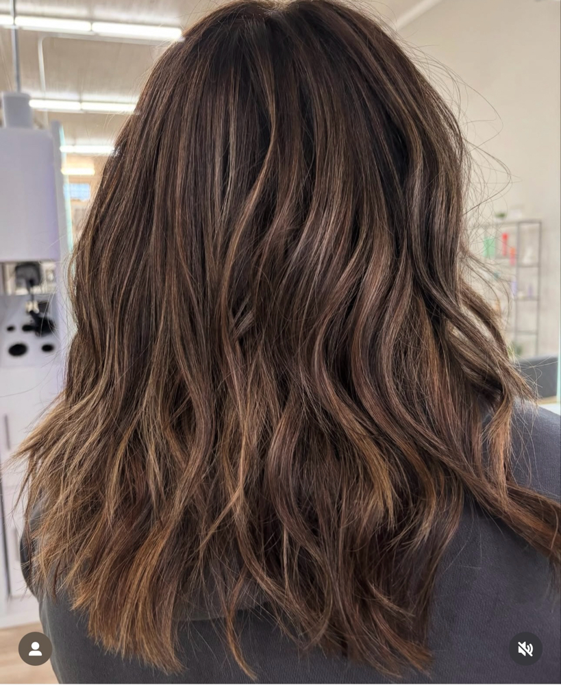 color & partial highlight
