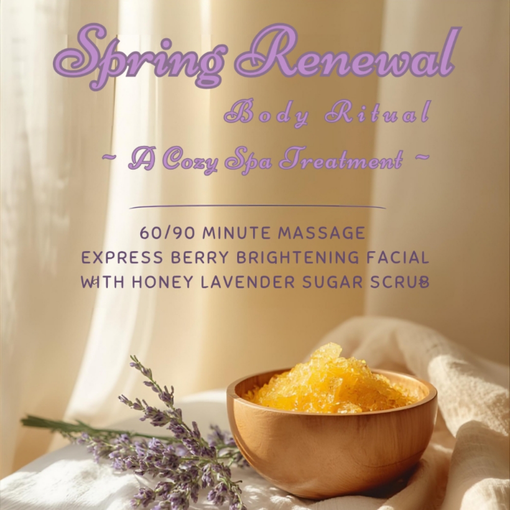 Spring Renewal Body Ritual at Lotus Healing Massage & Esthetics in Fenton, MI