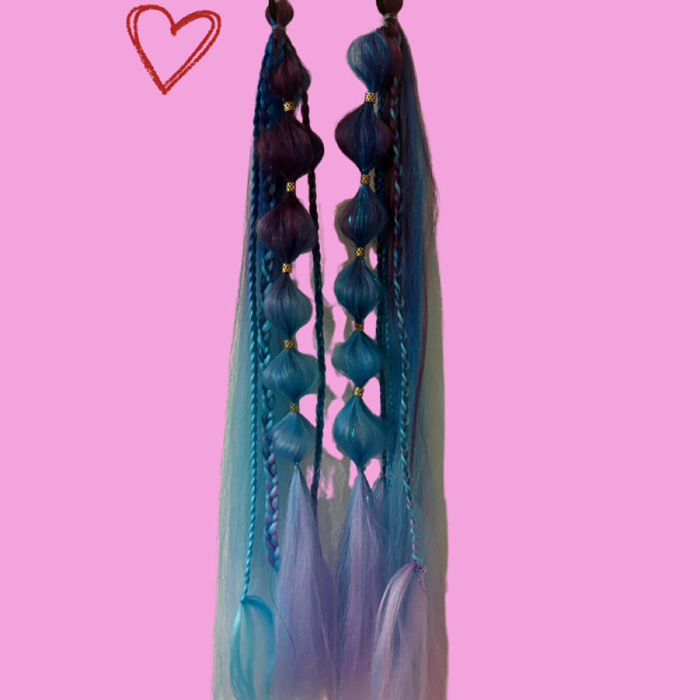 Festival Braids - Ombre Princess at Happy Scalp in Grants Pass, OR