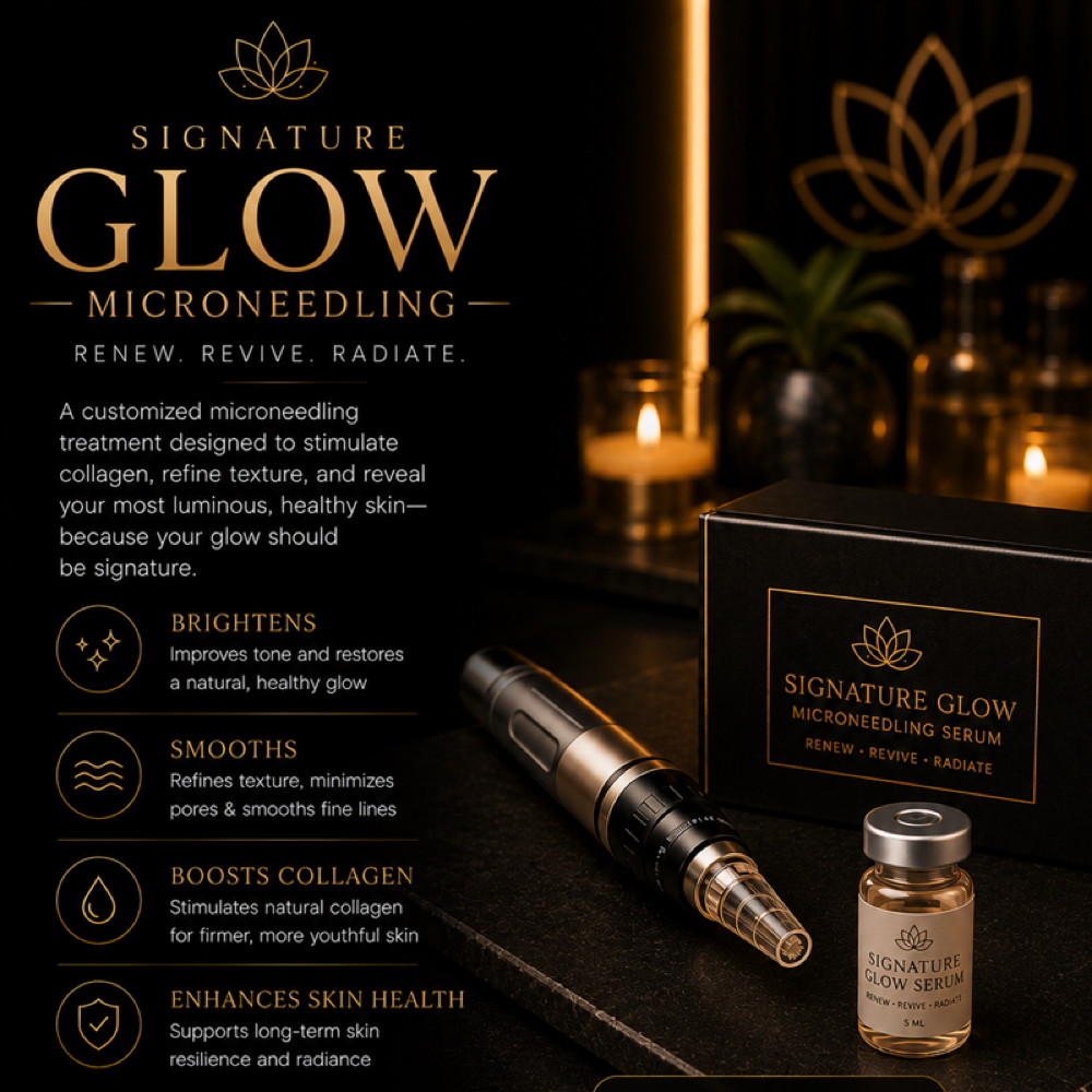 Signature Glow Microneedling at The Nurse Nest Glow Bar in Long Beach, CA
