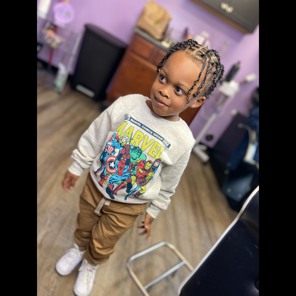 Boys Plaits Or Twist (Fade Haircut)