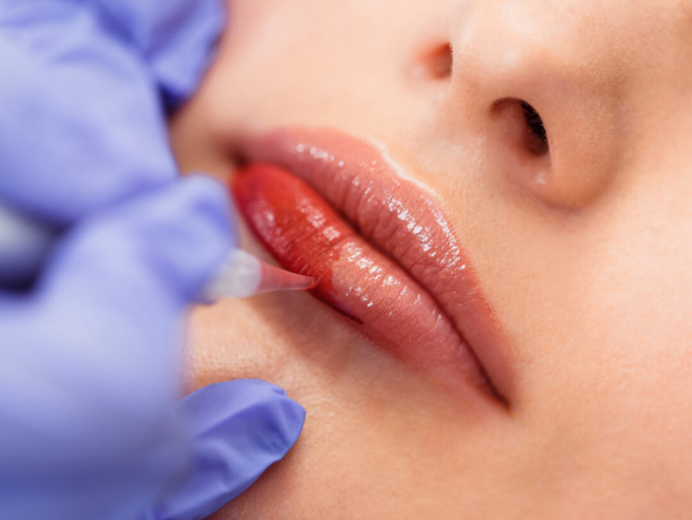 Permanent Lip Blushing