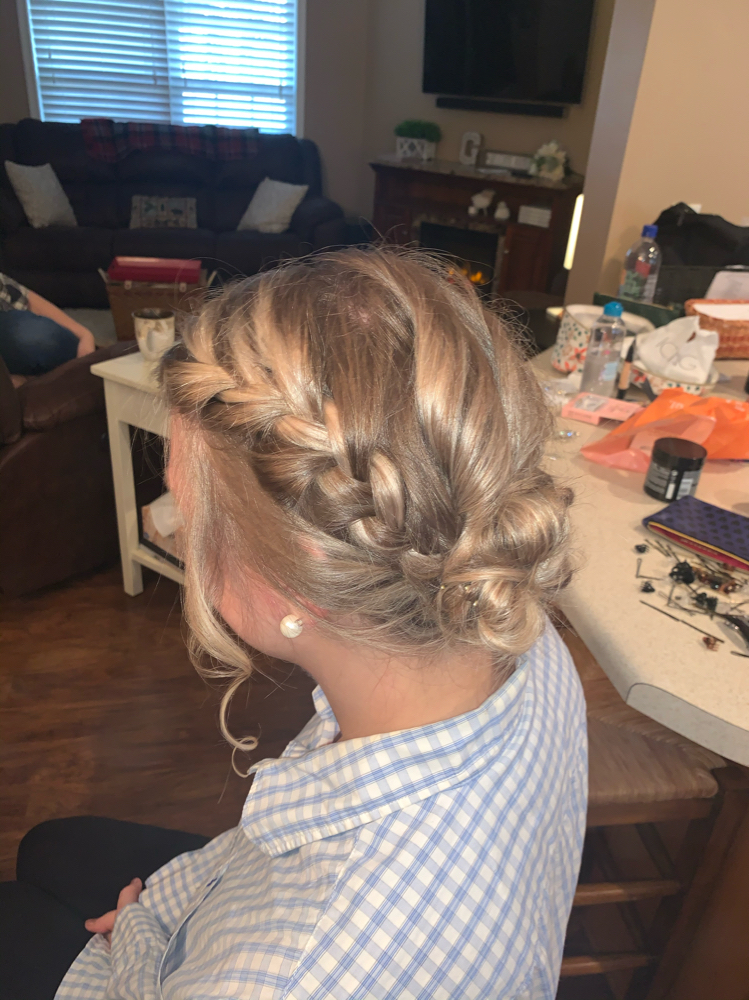 Full Updo at Amanda Paige Studio in Fredericksburg, VA