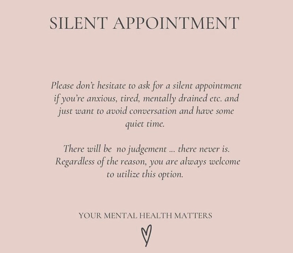 Silent Appointment 🤍