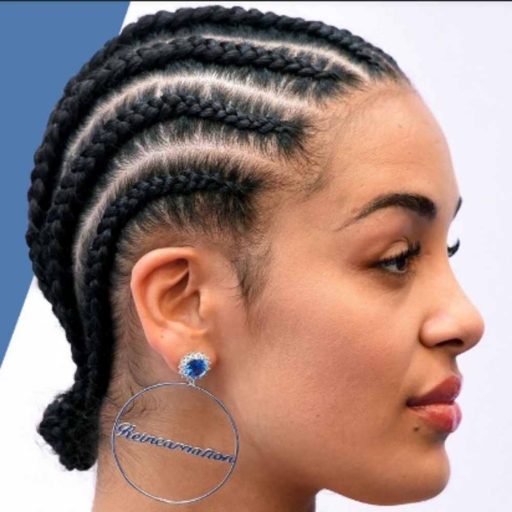 Cornrows (Basic) at Twistykinks & Twist of Elegance Esthetics in Jacksonville, AR