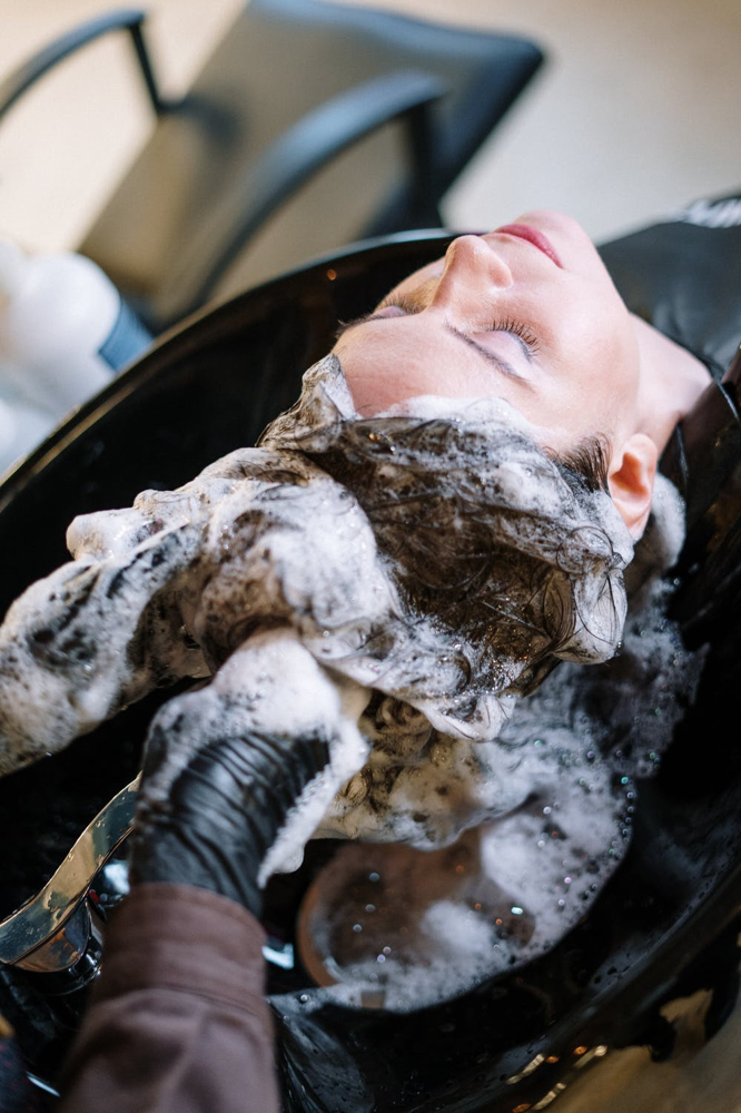 Wash, Blowout, style at Casaluna Color + Extension studio in Marion, IA