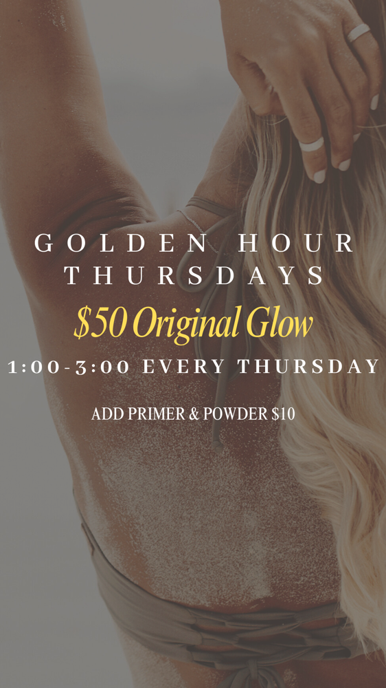 Golden Hour $50 Rapid Tan| Thursday