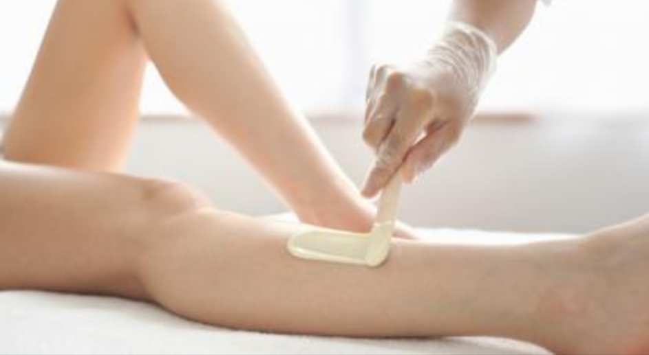 Lower leg waxing