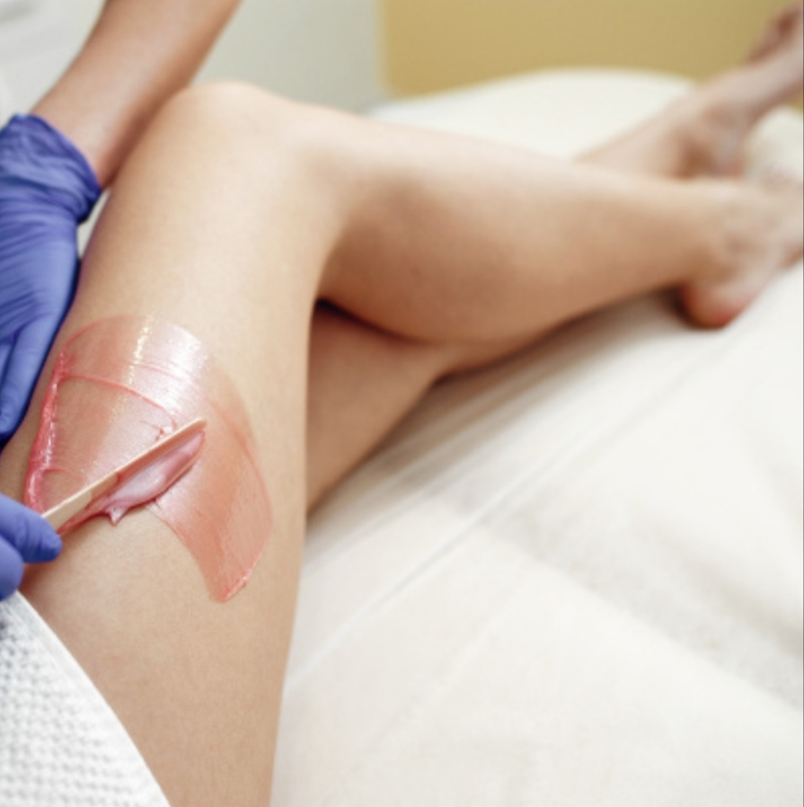 Upper leg waxing