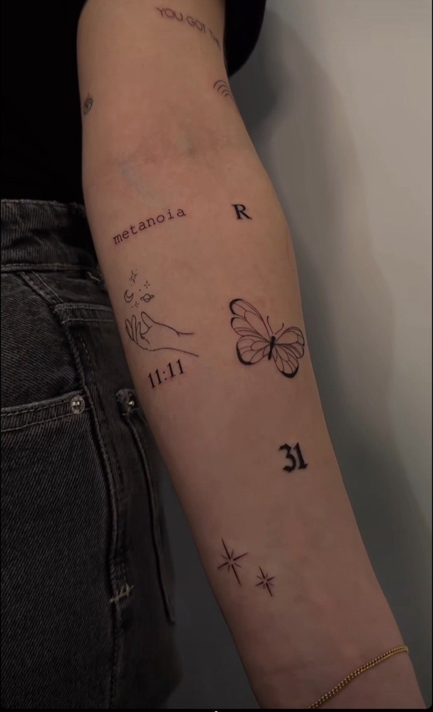 Half Arm Sticker Sleeve