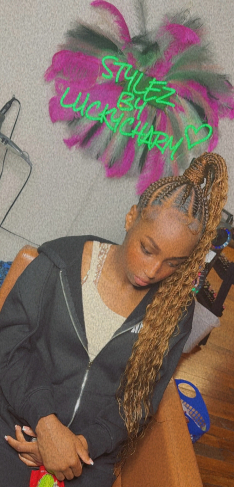 stitch ponytail