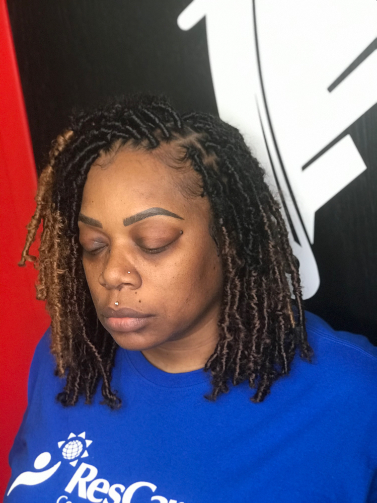 Butterfly Bob Faux Locs
