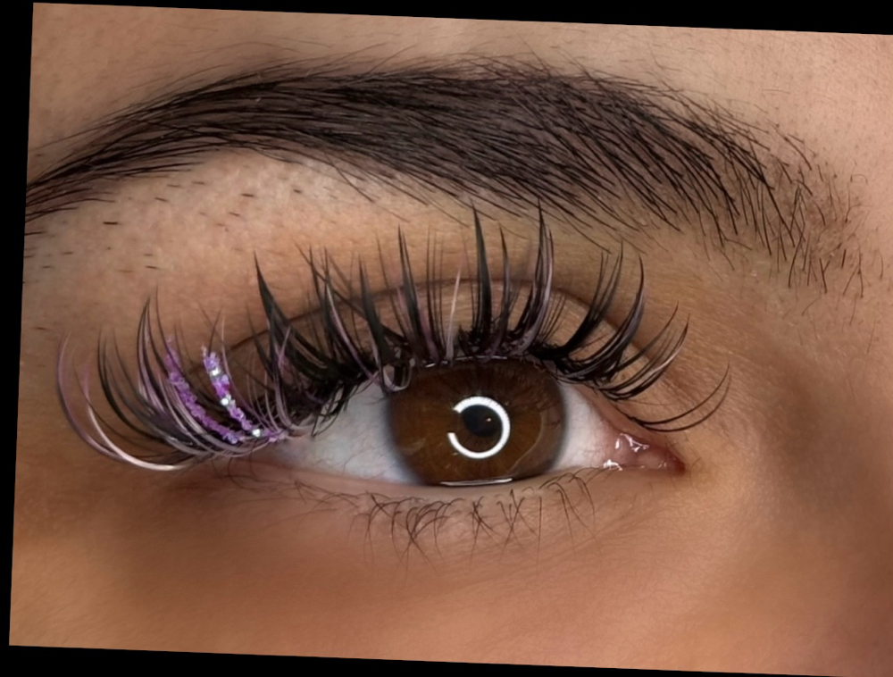 "wet lash" full set