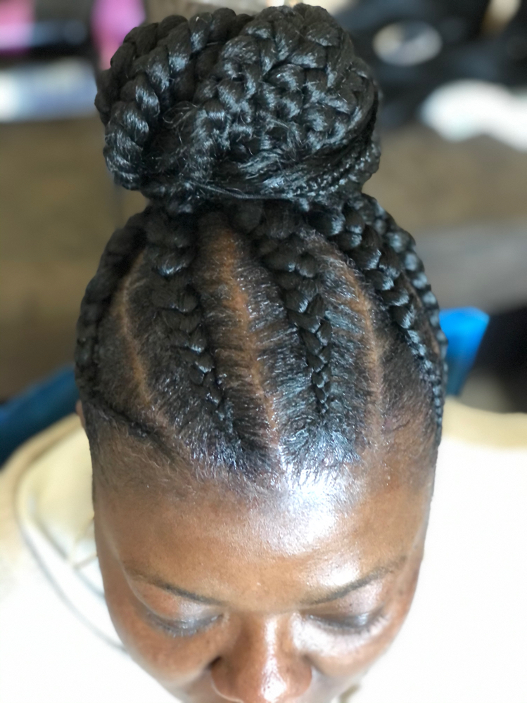 Feed In Ponytails