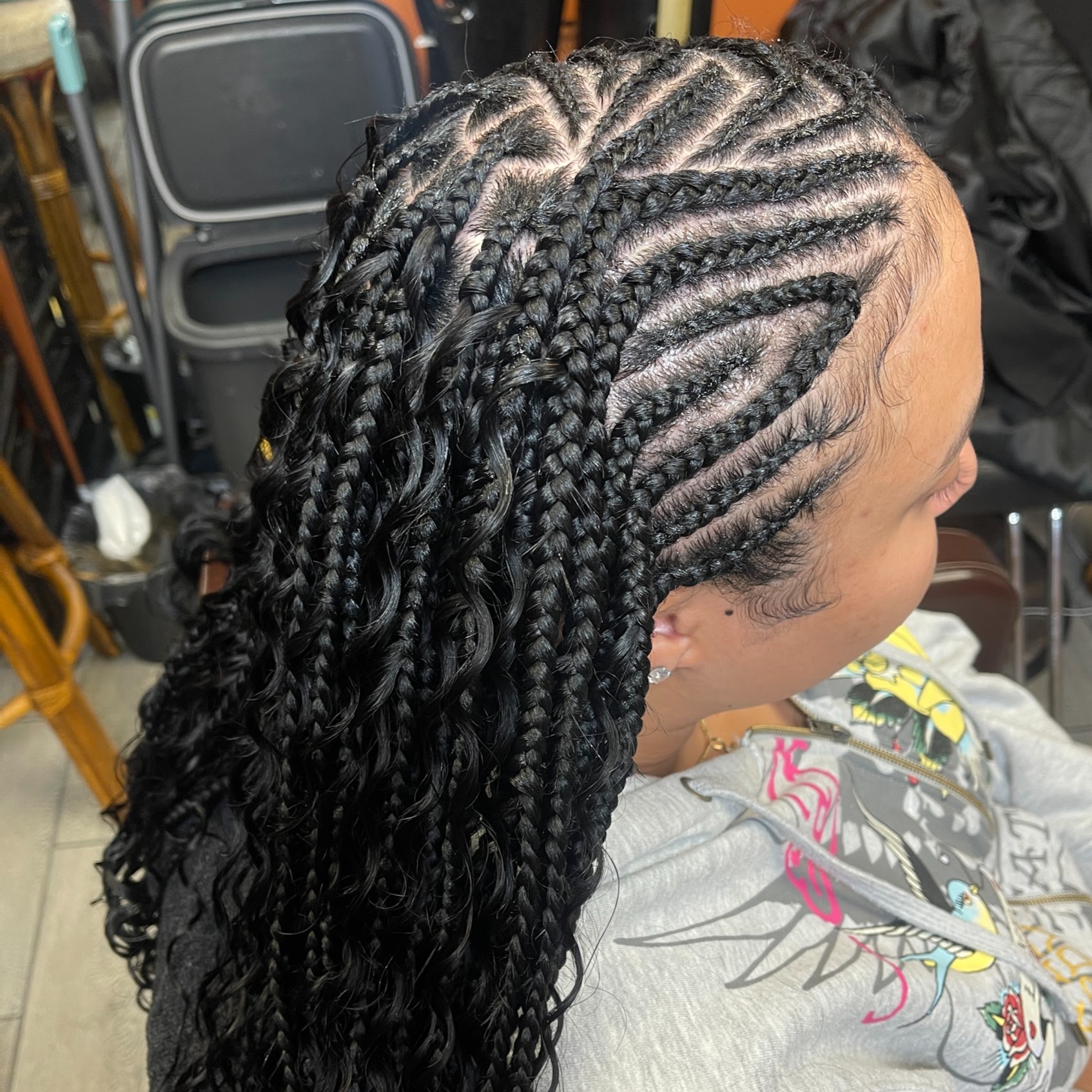Tribal Braids at Ashtrologic Hair in Frederick, MD