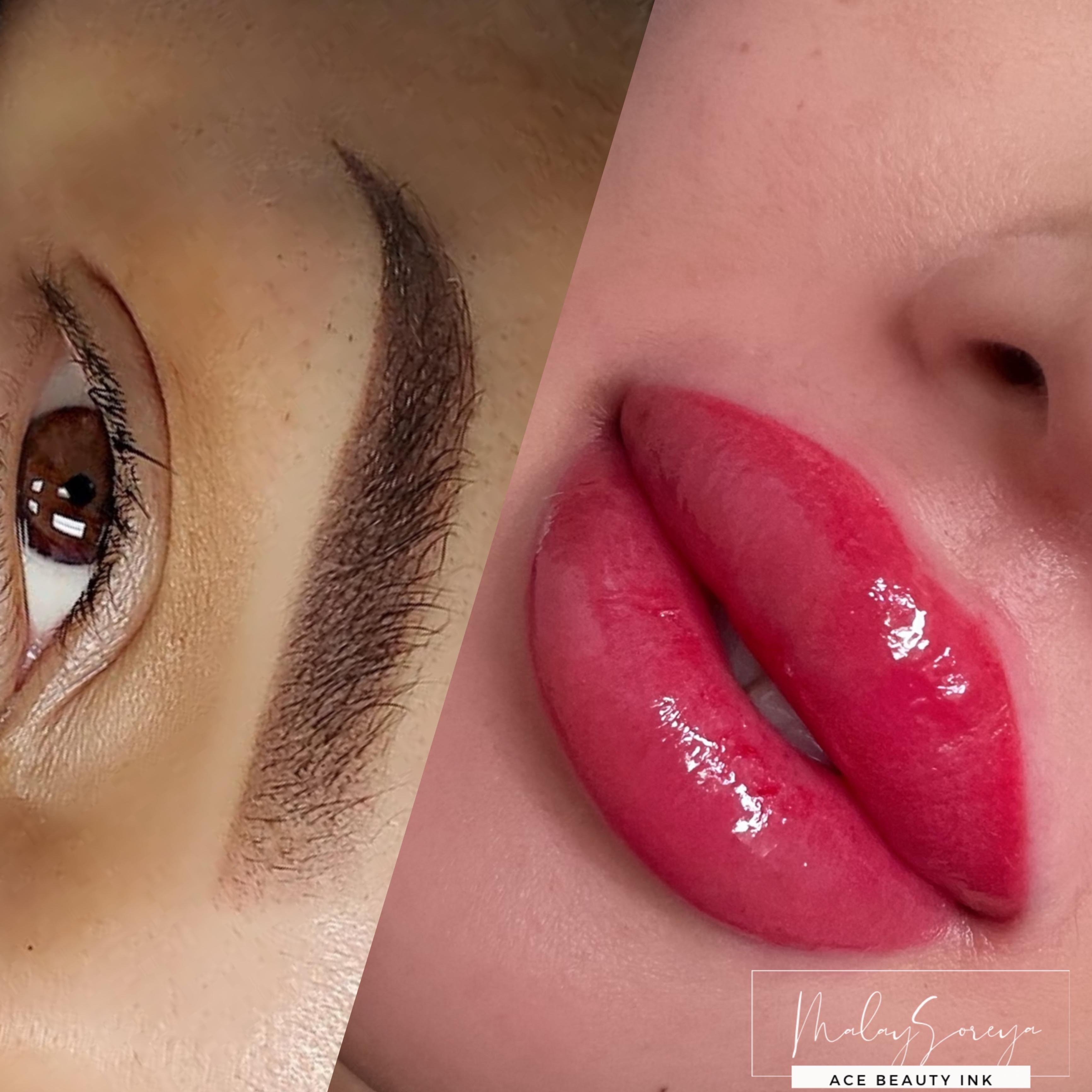 Brows & Lip Bundle at Ace Beauty Ink in Kent, WA