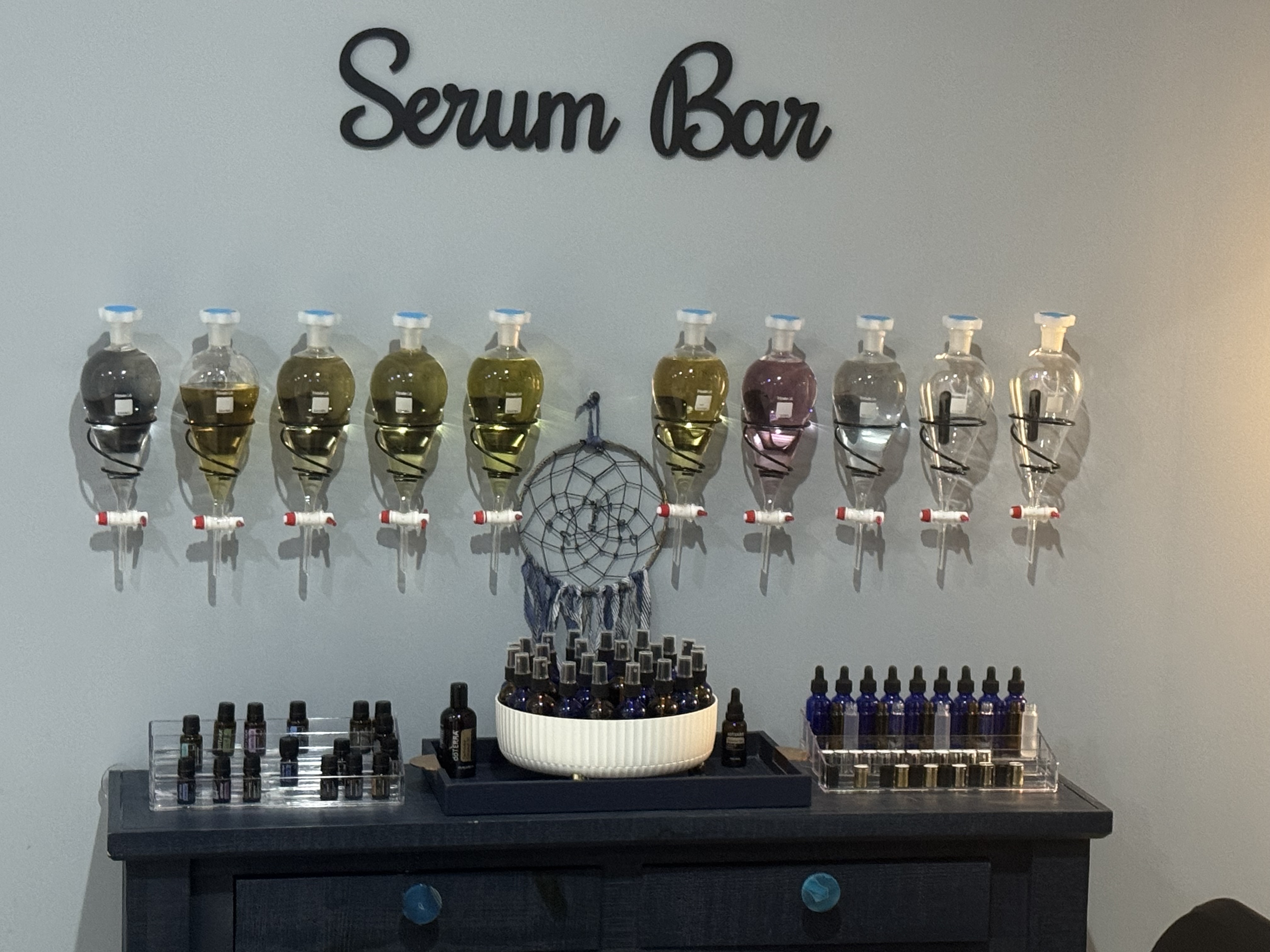 Serum Bar at Sage N Selenite Wellness Spa & Boutique in Seaford, NY