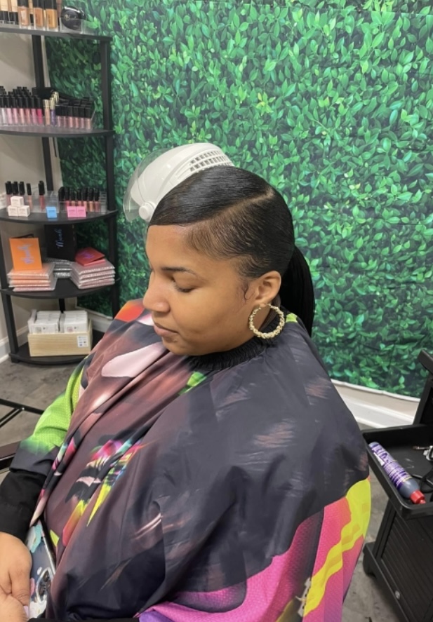 Sleek Ponytail at The Beauty Bar in Rocky Mount, NC
