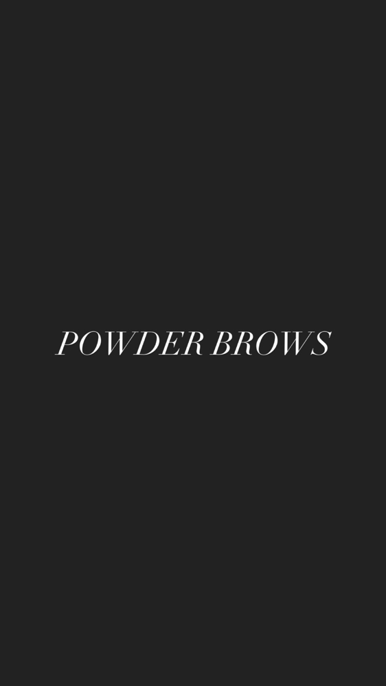 Powder Brows