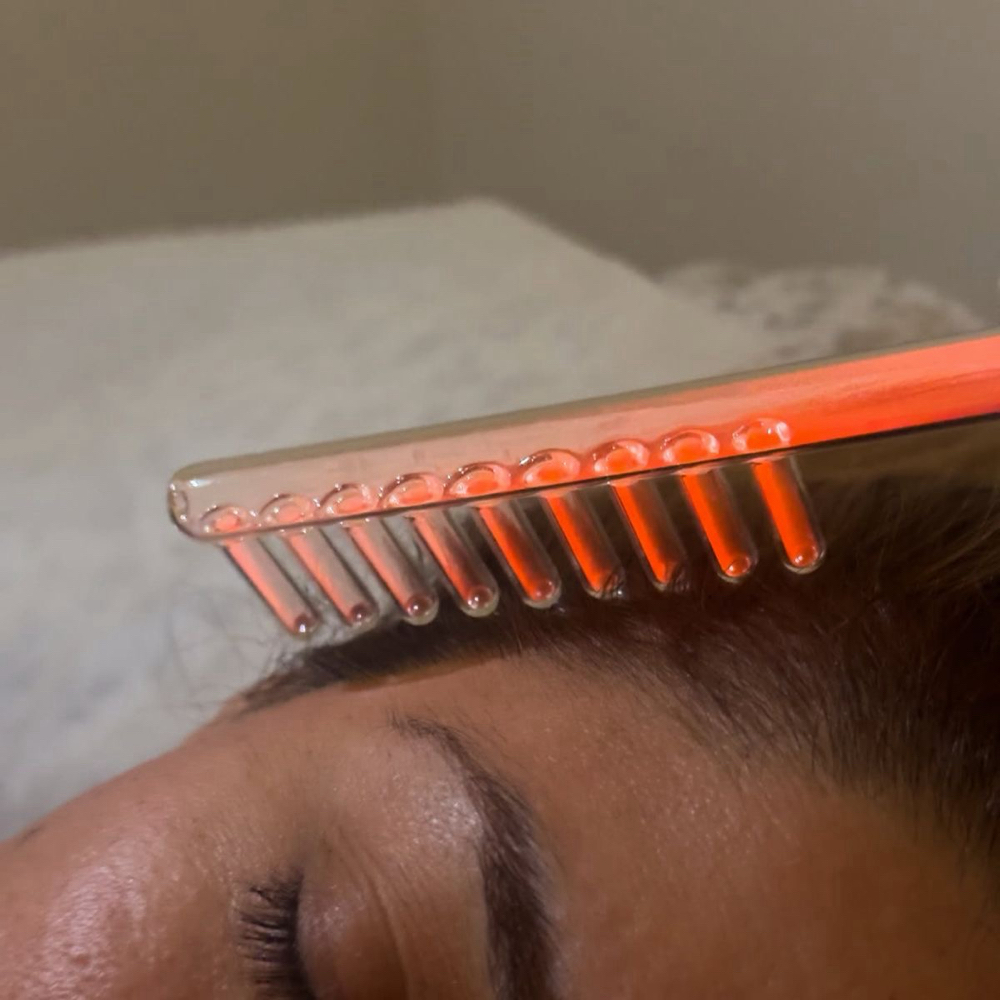 High Frequncy Scalp Treatment at Blu Topaz Esthetics in Aurora, IL