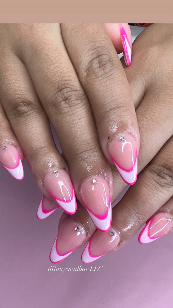FullSet❤️‍🔥Medlong3/4-80/85$ at Tiffanys Nail Bar in Greeley, CO