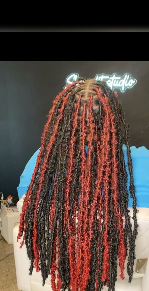 Back/Butt Butterfly Locs (crochet)