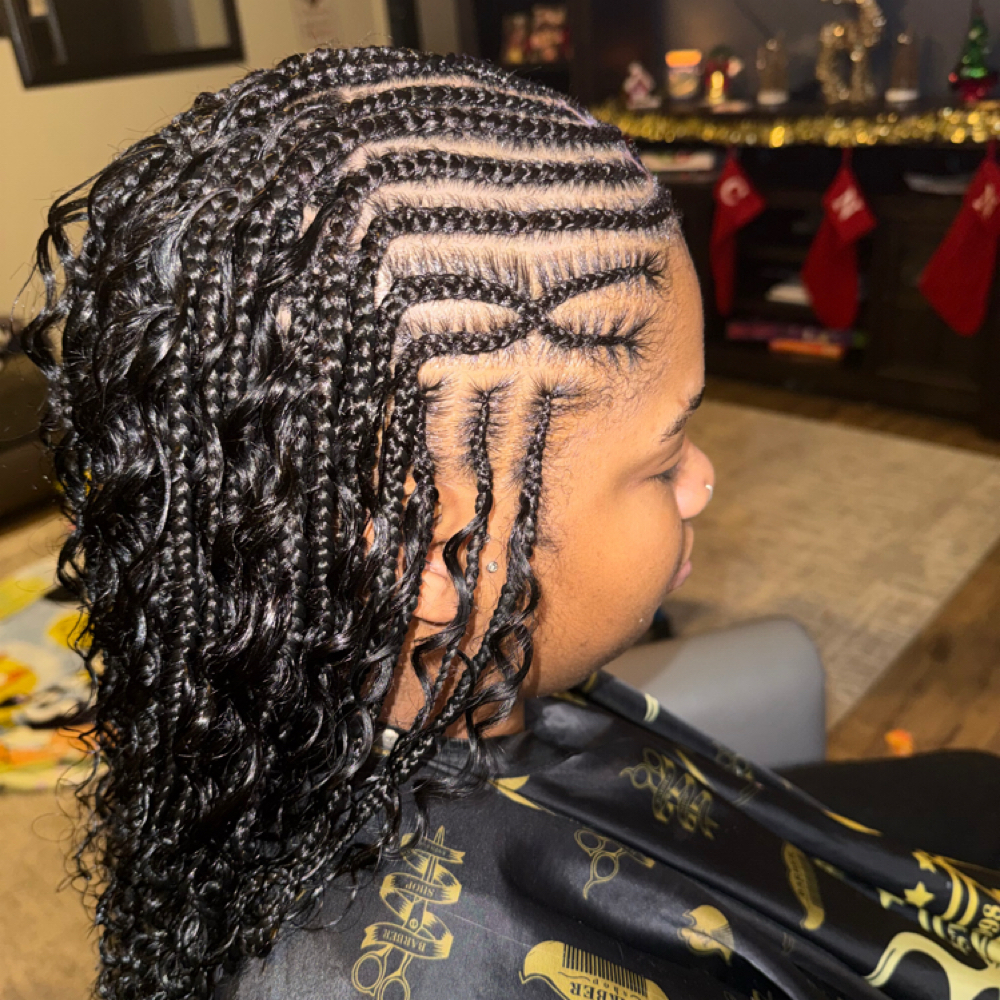 June Medium Fulani 100% Human Hair at Red Rose Styles LLC. in Moore, OK