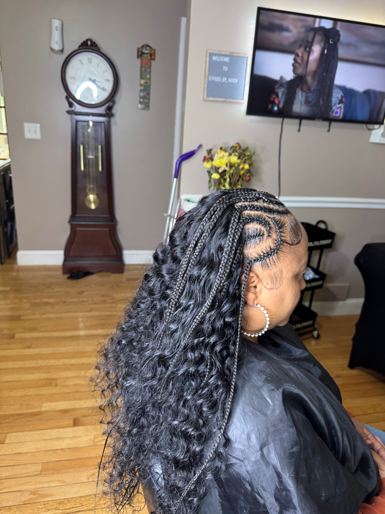 Natural Braided Style (front Half) at Styled.by.heidy in Providence, RI