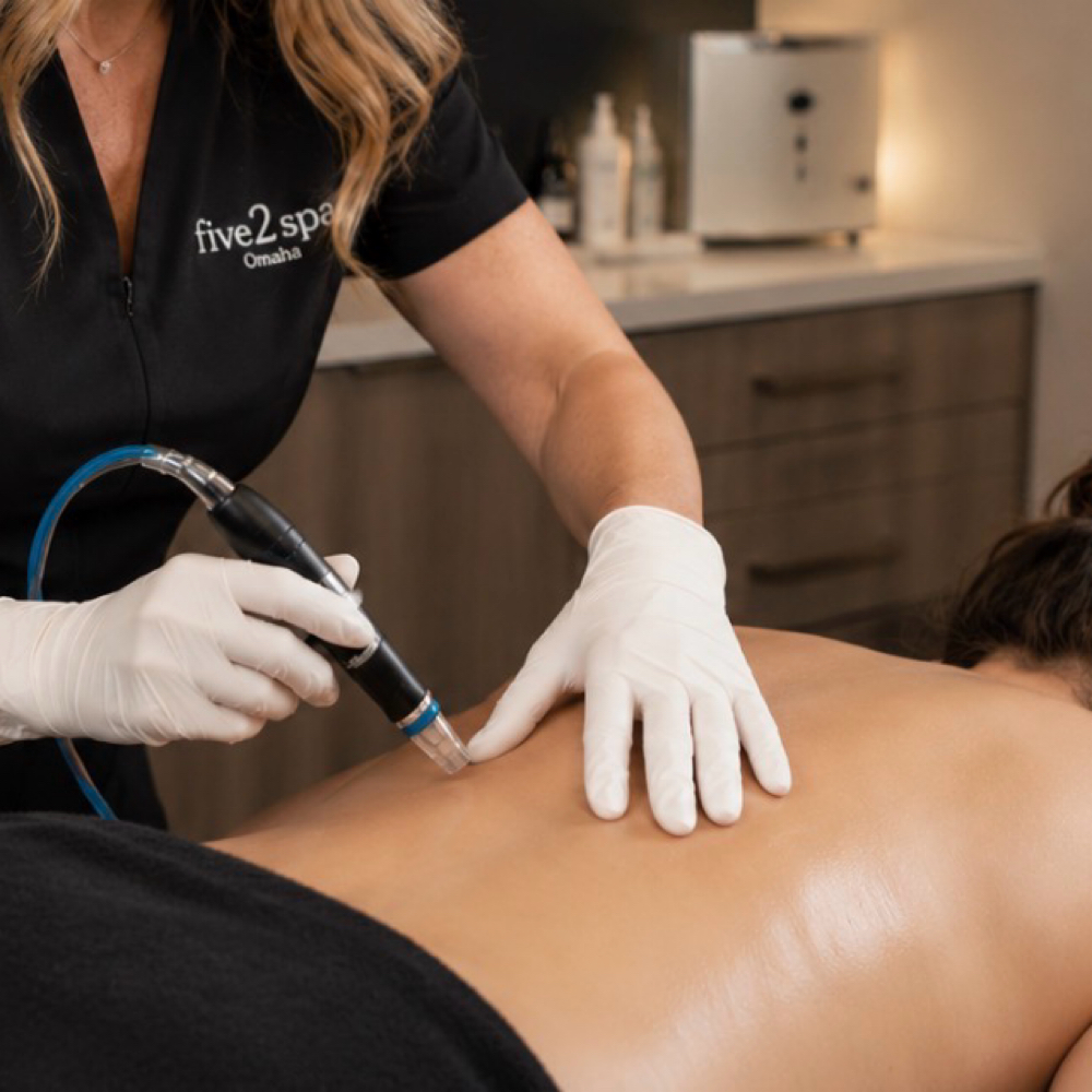 AquaFirmeXS Back Treatment at Five2 Spa in Omaha, NE