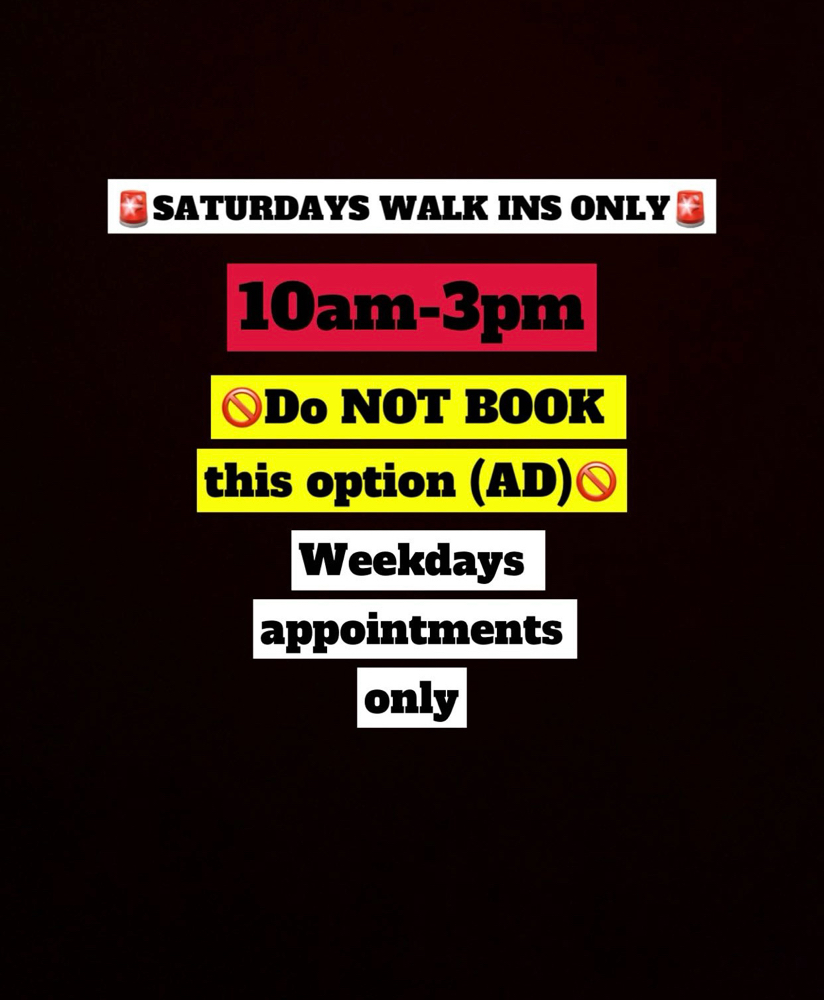 *Ad DO NOT BOOK THIS‼️