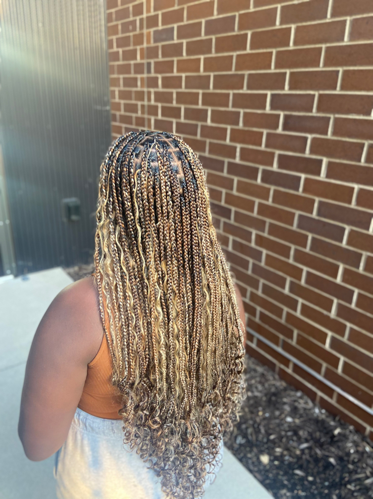 Small Boho Knotless (Human hair)
